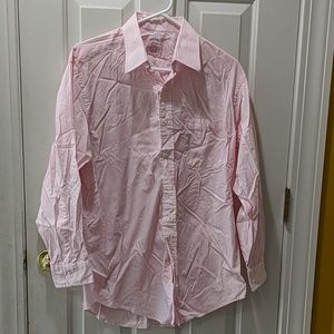 Brooks Brothers Pink stripe shirt 15.5x32